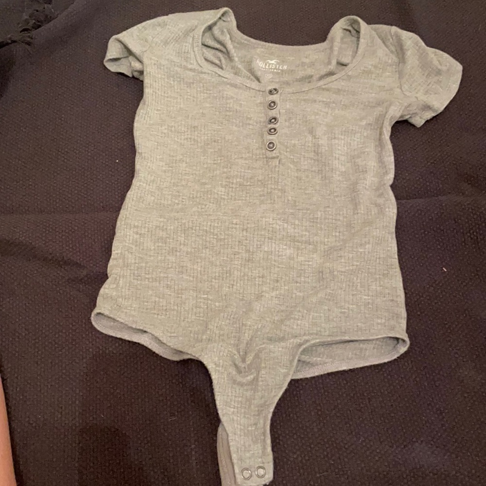 Gray bodysuit